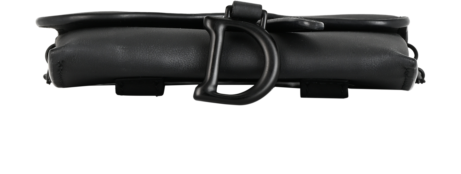 Card Belt Bag, &pound;490, Handbags, Black, Leather, Top view